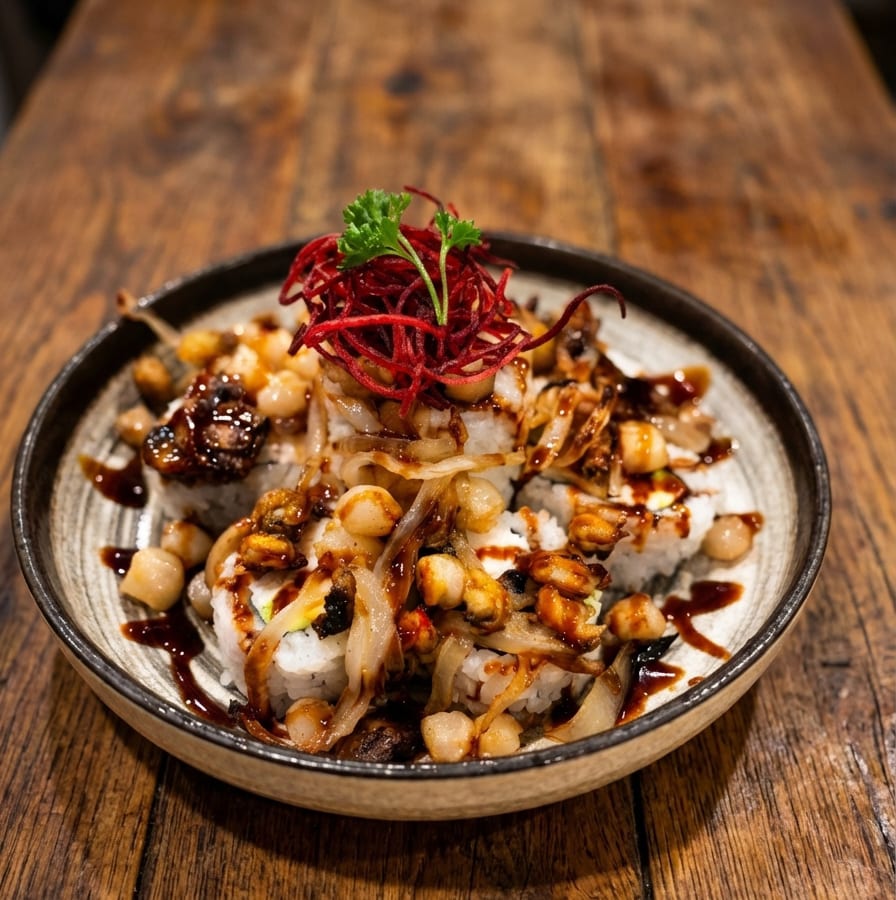 Baked Scallop Roll.