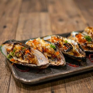Baked Green Mussels