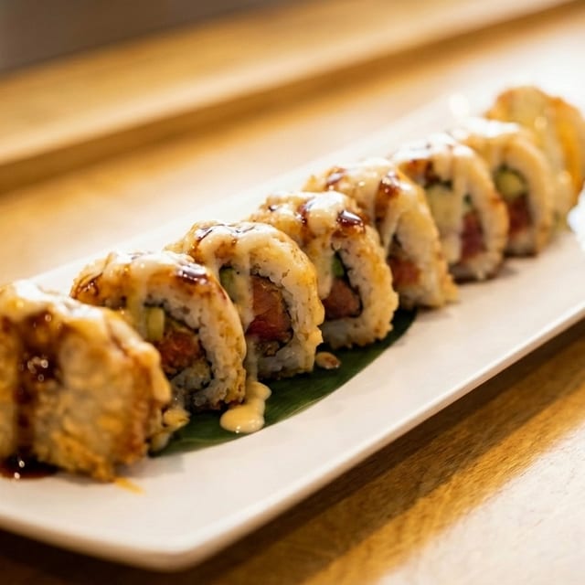 Crispy Spicy Tuna Roll.