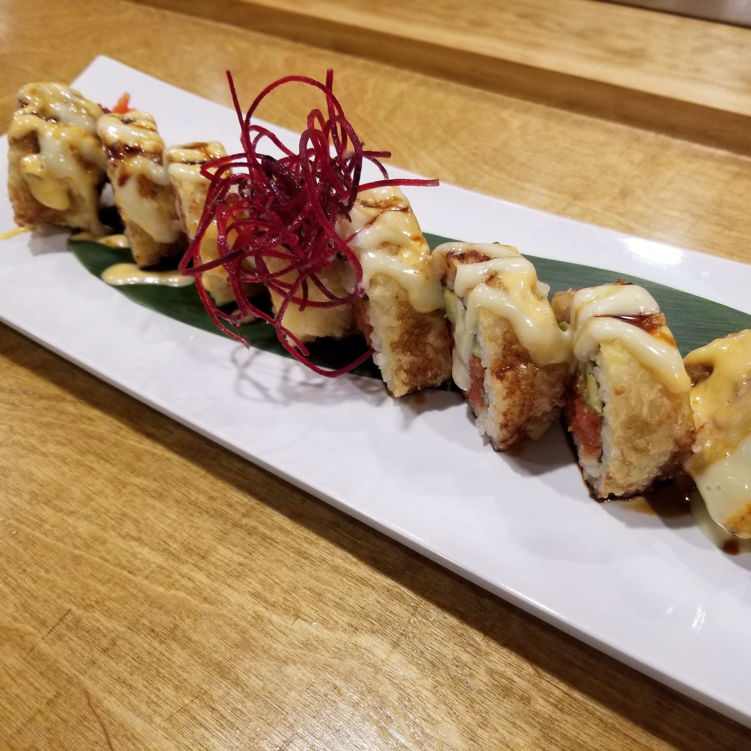 Crispy Spicy Tuna Roll.