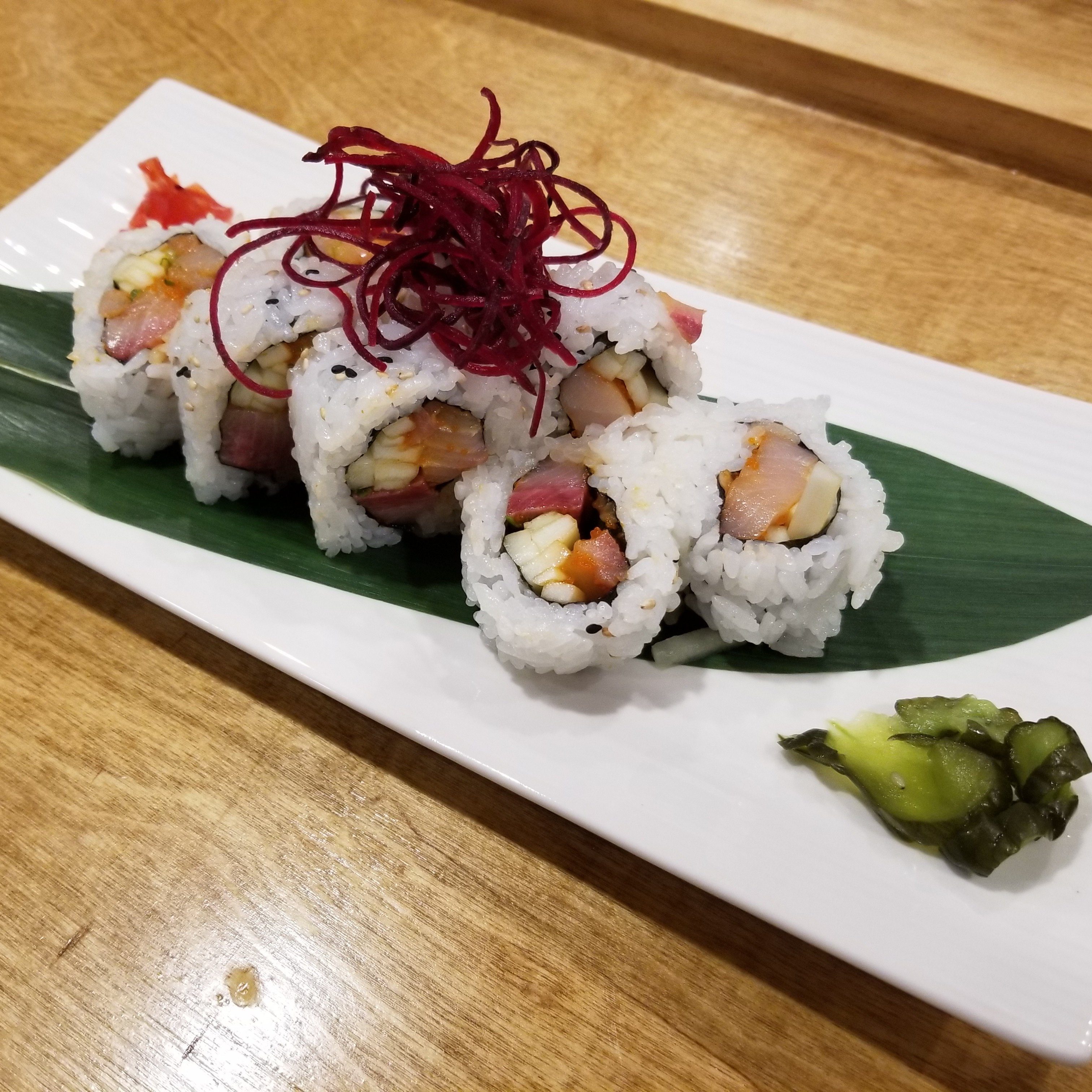 Spicy Yellowtail Roll.